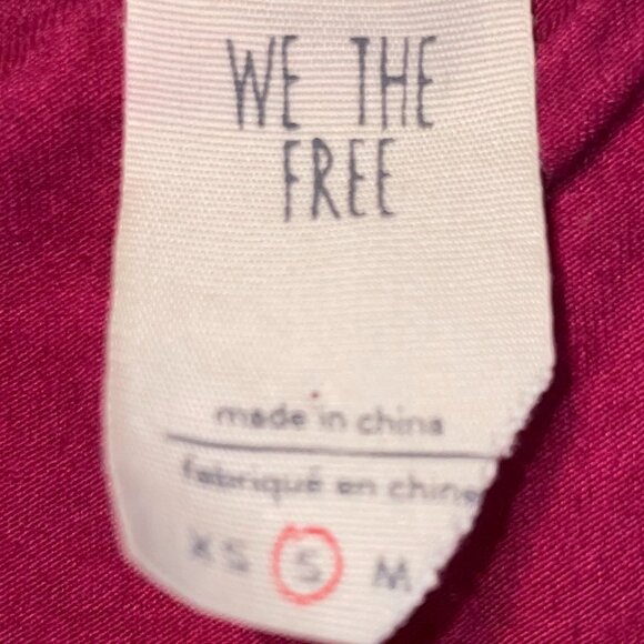 We The Free Amelia Strappy Racerback Tank Women's Small Raspberry - Picture 5 of 9